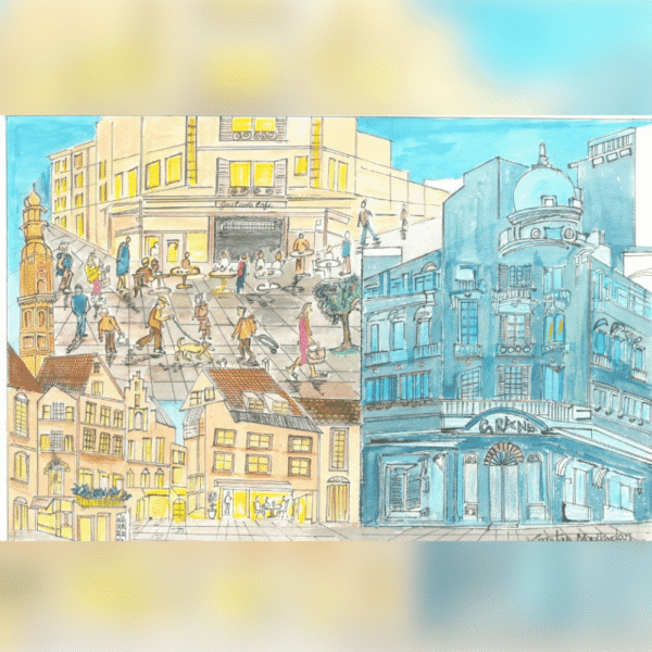 The Cafe Painting