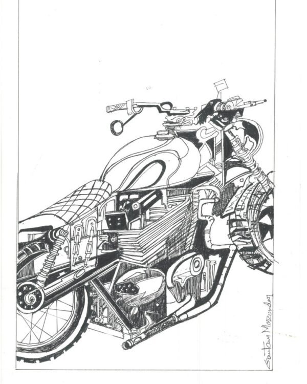 The Bike Series 030 painting