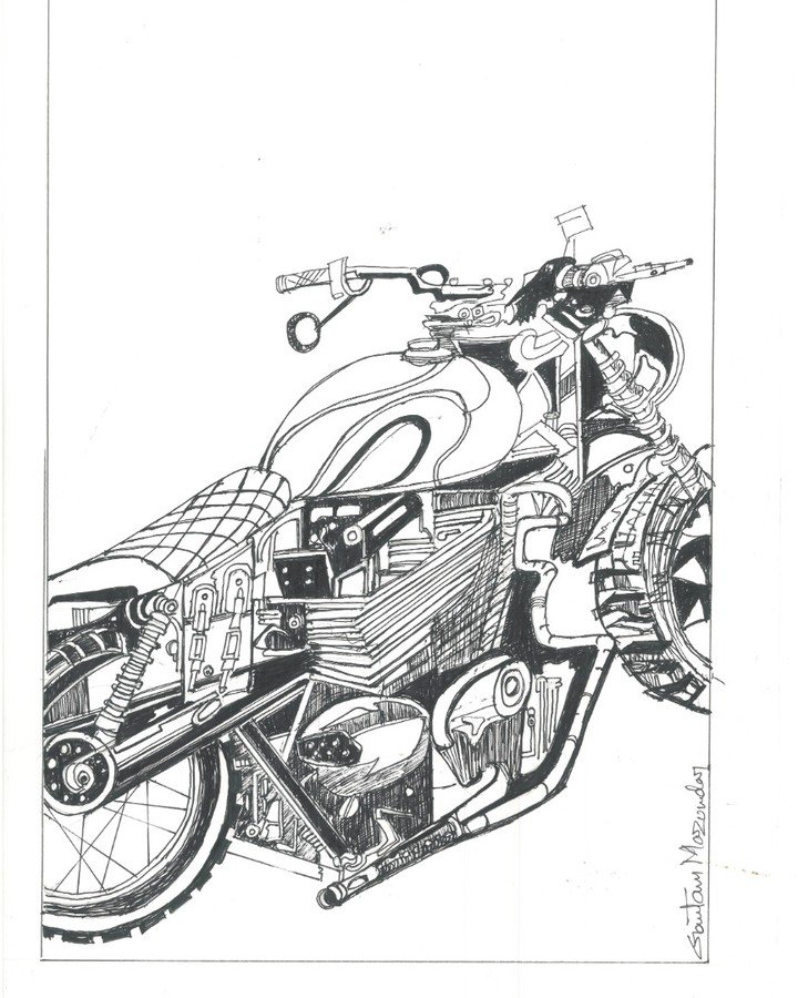 The Bike Series 030 painting